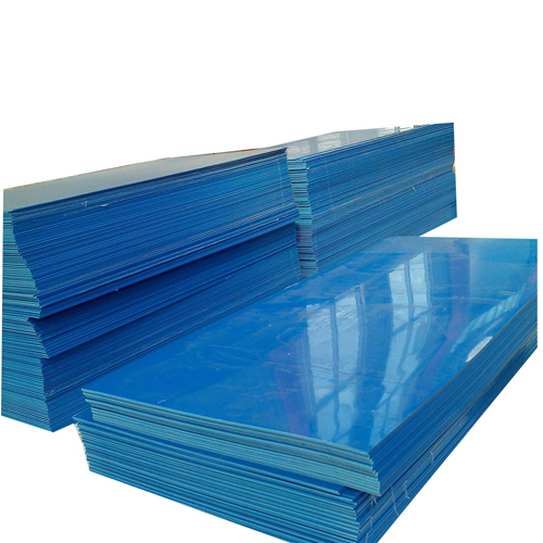 Листовой полипропилен синий с пленкой 4x1500x4000 мм